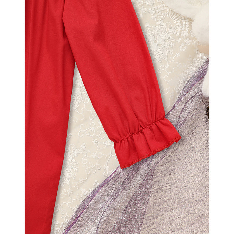 🎀 Robe de Noël Féérique pour Petite Princess